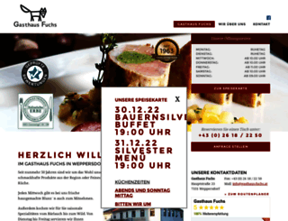 gasthaus-fuchs.com screenshot