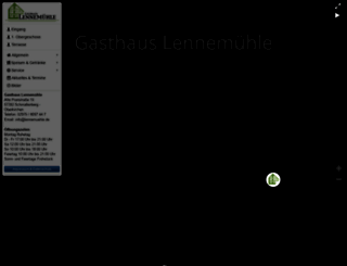 gasthaus-lennemuehle.de screenshot