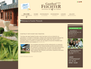 gasthof-feichter.com screenshot