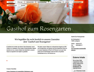 gasthof-zum-rosengarten.de screenshot