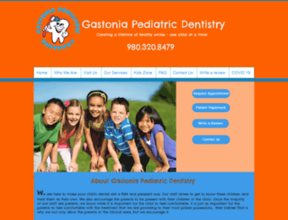 gastoniapediatricdentistry.com screenshot