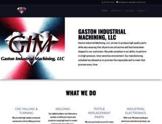 gastonindustrialmachining.com screenshot
