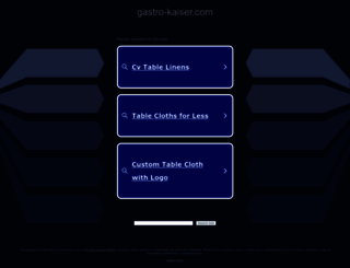 gastro-kaiser.com screenshot
