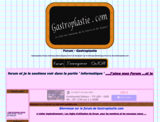 gastro-plastie.forumactif.com screenshot