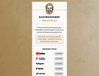 gastronogeek.com screenshot