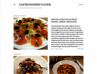 gastronomersguide.com screenshot