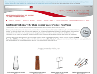 gastronomie-kaufhaus.de screenshot
