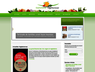 gastronomie-vegetarienne.com screenshot