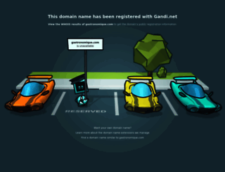 gastronomique.com screenshot