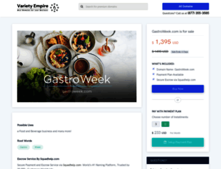 gastroweek.com screenshot