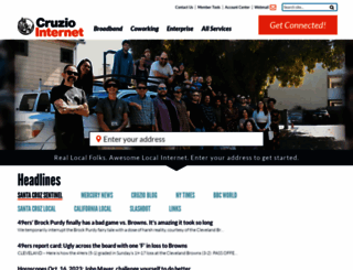 gate.cruzio.com screenshot