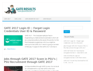 gate2016ac.in screenshot