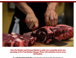 gatecitybutcher.com screenshot