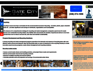 gatecityrecycling.com screenshot