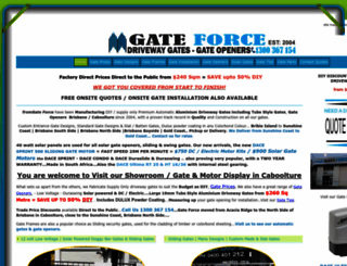 gateforce1.com.au screenshot