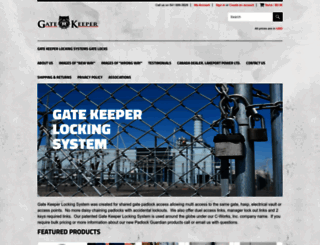 gatekeeperlocks.com screenshot