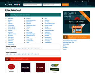 gateshead.cylex-uk.co.uk screenshot