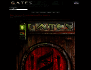 gatesthecomic.com screenshot
