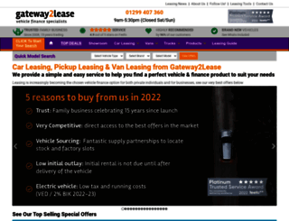 gateway2lease.com screenshot