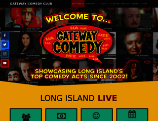gatewaycomedy.com screenshot