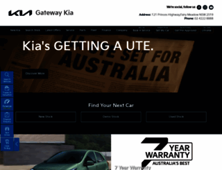 gatewaykia.com.au screenshot