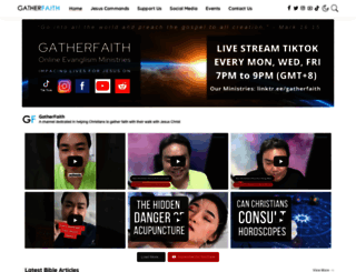 gatherfaith.com screenshot