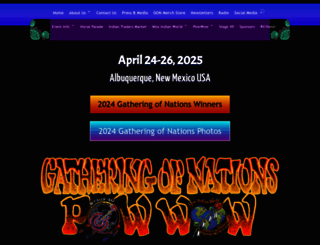 gatheringofnations.com screenshot
