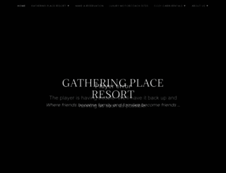 gatheringplaceresort.com screenshot