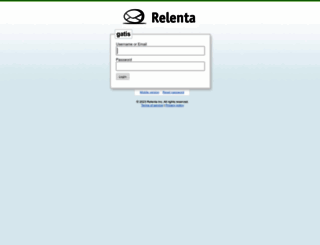 gatis.relenta.com screenshot