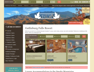 gatlinburgfallsresort.com screenshot