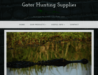 gatorhuntingsupplies.com screenshot