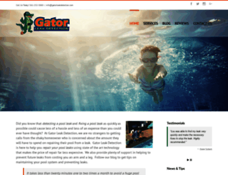 gatorleakdetection.com screenshot