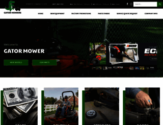 gatormowerparts.com screenshot