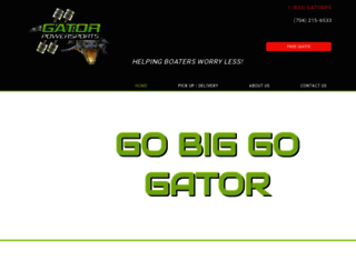 gatorpowersportsmarineservice.com screenshot