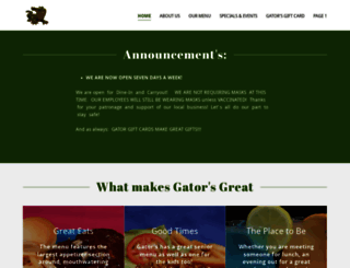 gatorsgrillandspirits.com screenshot