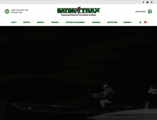gatortraxboats.com screenshot
