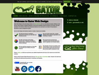 gatorwebdesign.co.uk screenshot