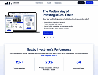 gatsbyinvestment.com screenshot
