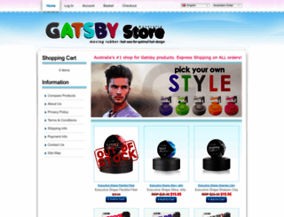gatsbystore.com.au screenshot