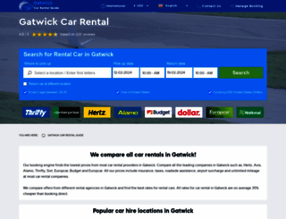 gatwick-carhire.com screenshot