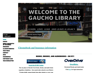 gaucholibrary.weebly.com screenshot