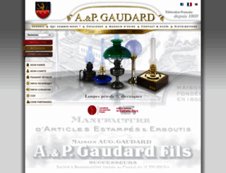 gaudard.com screenshot