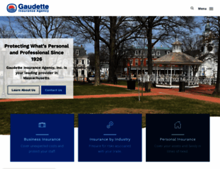 gaudette-insurance.com screenshot
