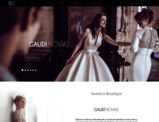 gaudinovias.com screenshot