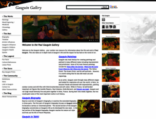 gauguingallery.com screenshot