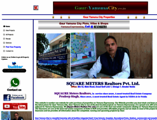 gaur-yamunacity.co.in screenshot