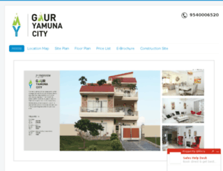gaur2ndparkviewplots.co.in screenshot
