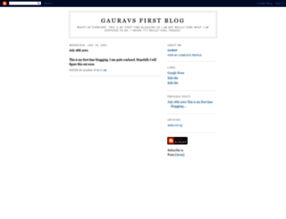 gaurav.blogspot.com screenshot