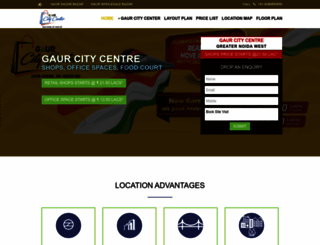 gaurcitycentre.in screenshot