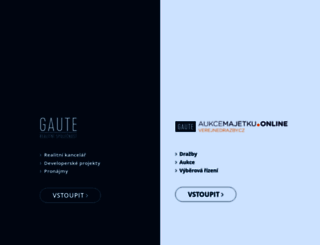 gaute.cz screenshot